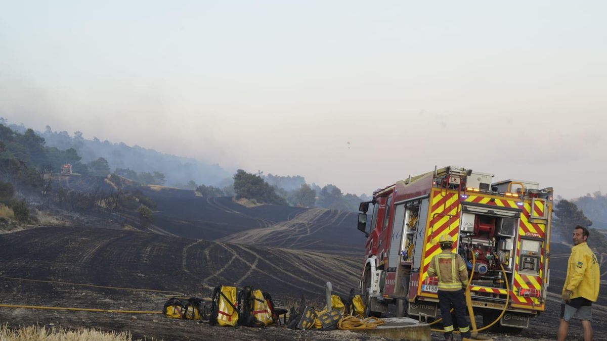 Incendi a Sant Pere Sallavinera