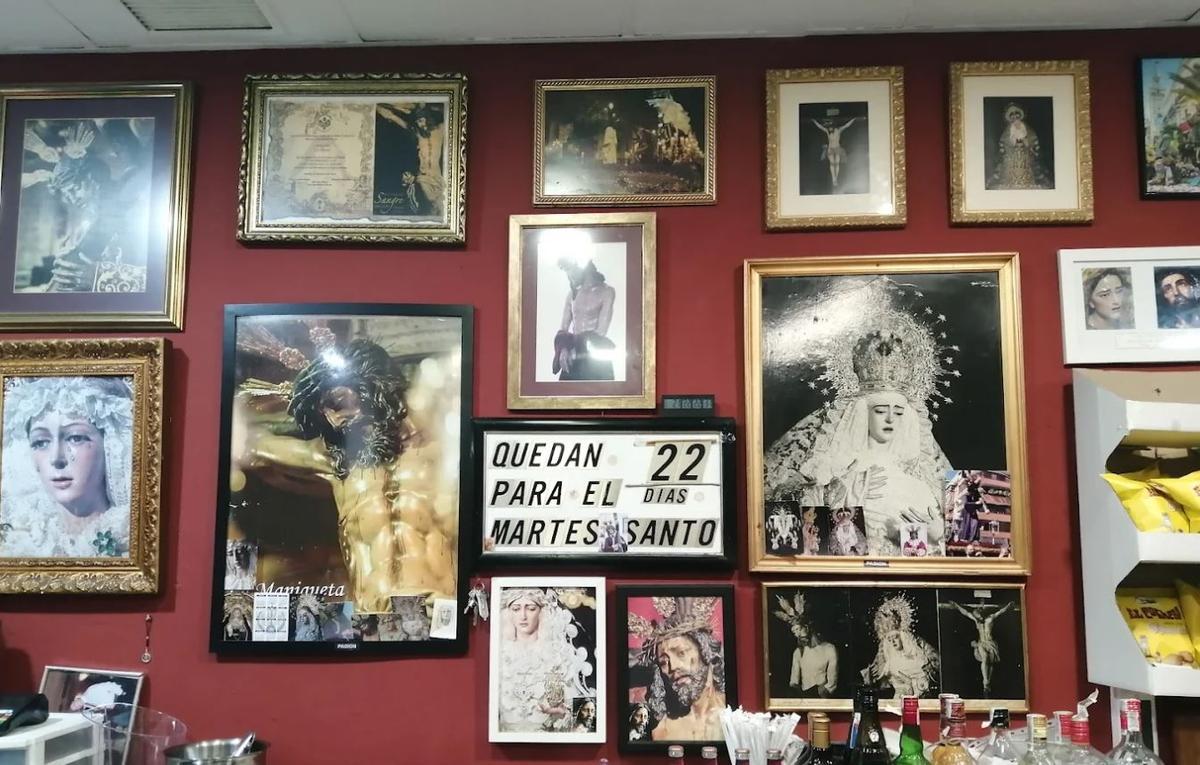 Bodeguita La Chicotá, el bar sevillano donde el Martes Santo empieza con una cuenta atrás en la pared