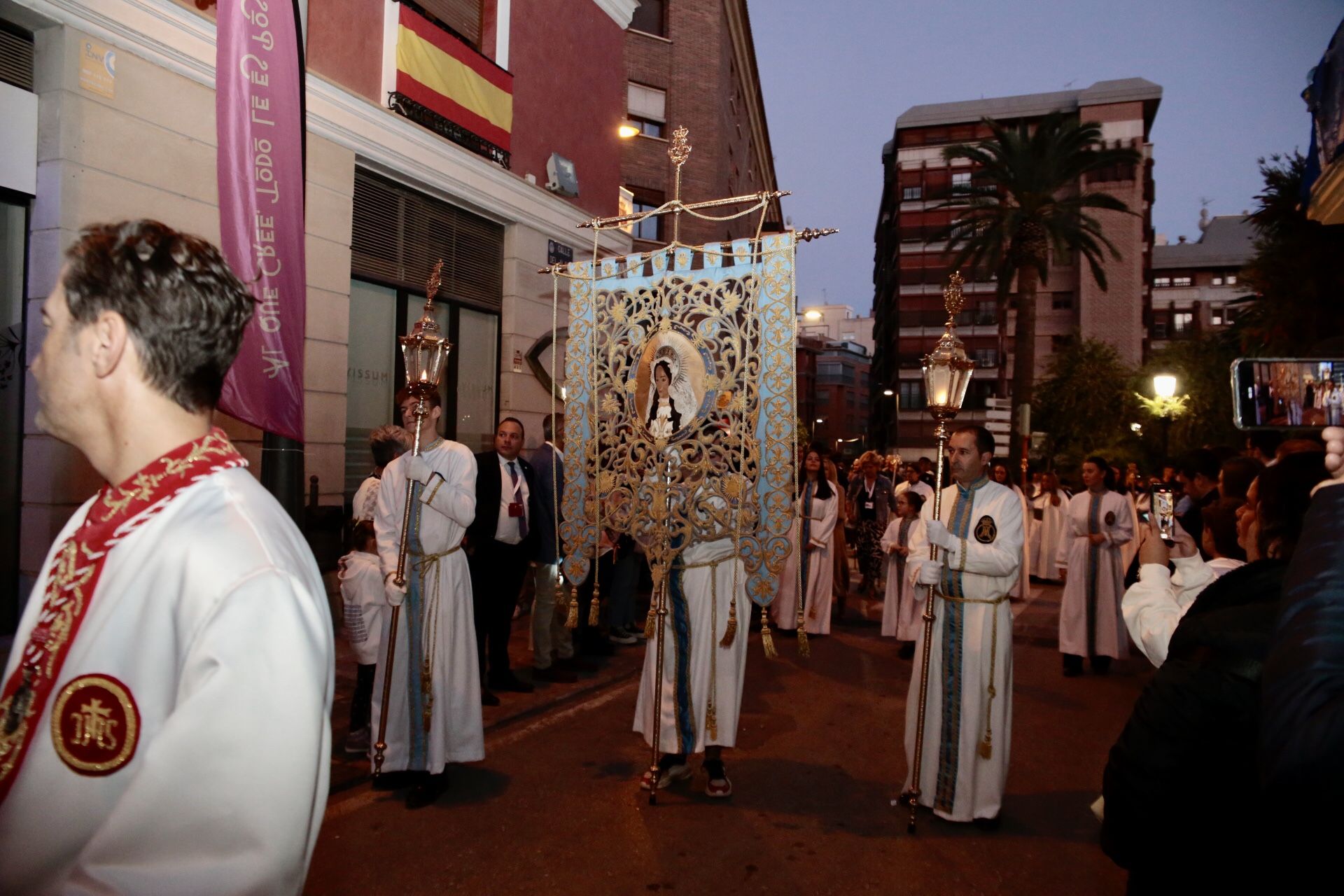 Las mejores fotos de la Peregrinación y los cortejos religiosos de la Santa Misa en Lorca