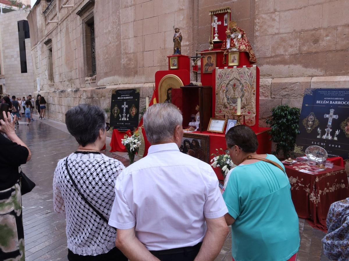 Altar del belenista ilicitano Miguel Ángel Quiles.