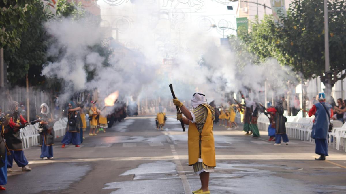 Un momento de la guerrilla.