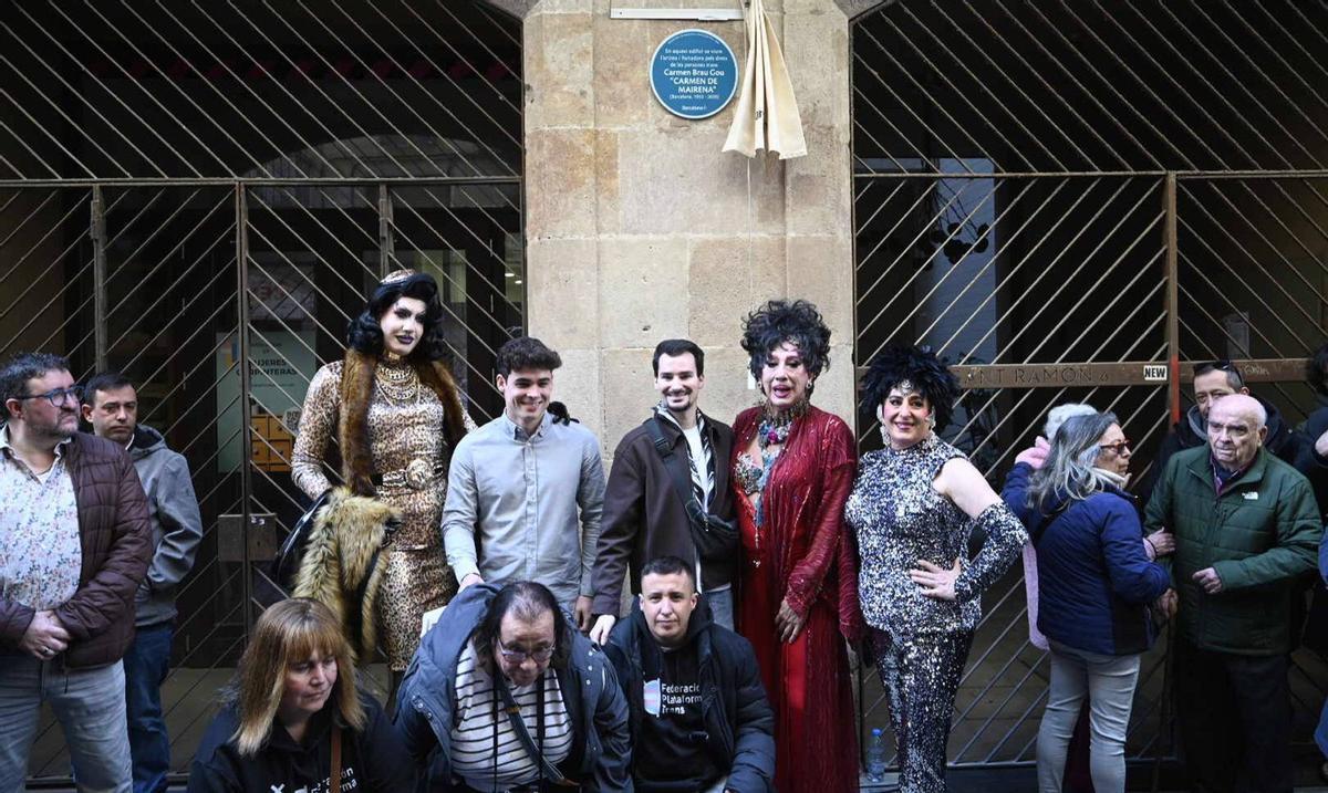 BCN dedica una placa a Carmen de Mairena al Raval