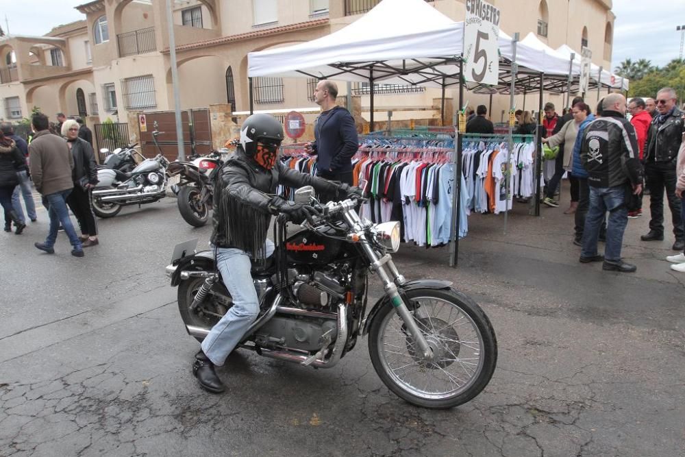 Concentración motera en el barrio de San Antón de Cartagena