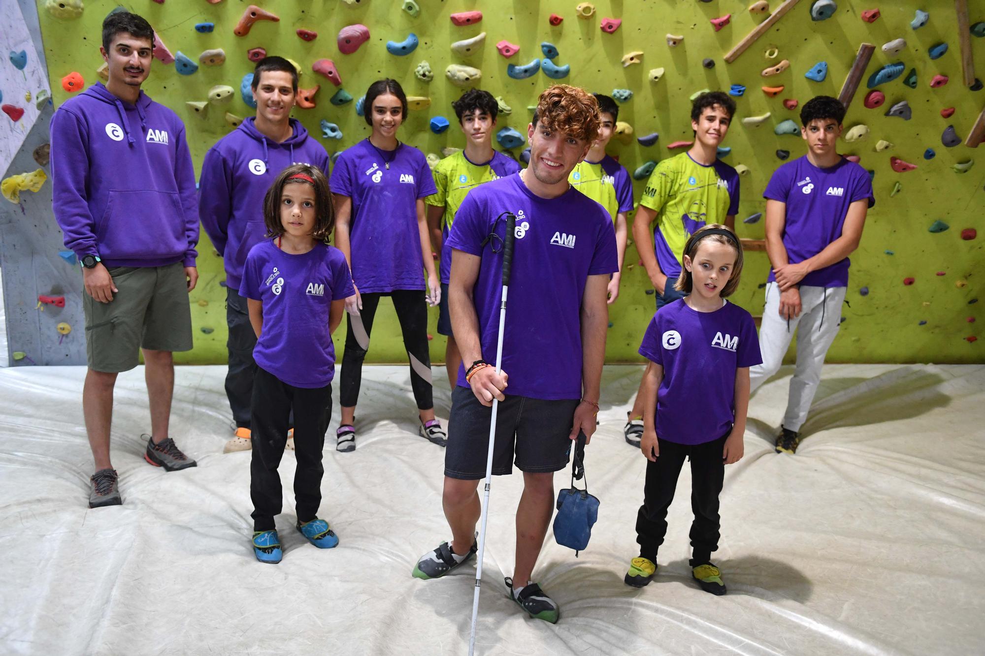 Escaladores sin barreras en A Coruña