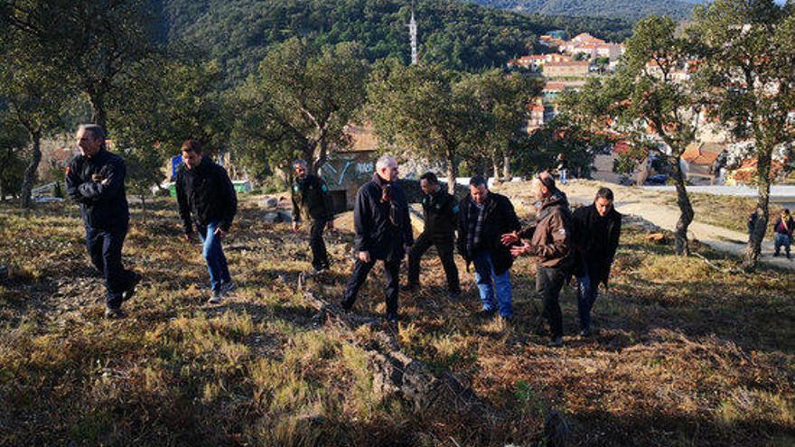 La zona de la Jonquera on s&#039;ha actuat per prevenir incendis