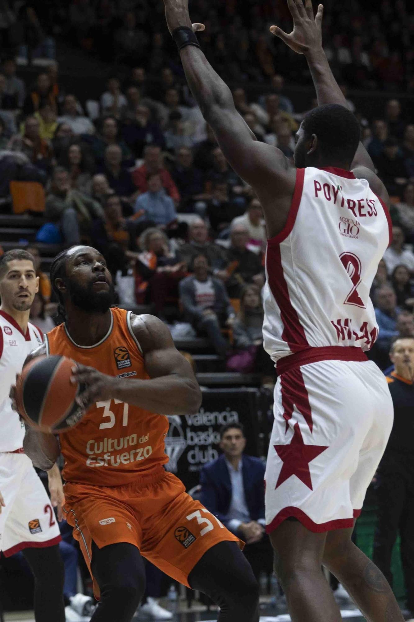 Partido de Euroliga Vlc Basket - EA Milán