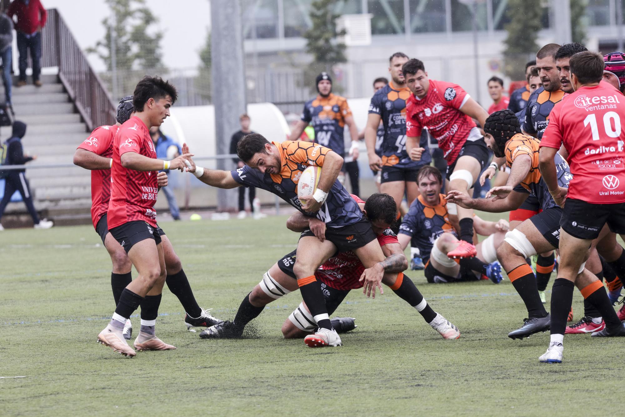 Primera victoria de Les Abelles en División de Honor de rugby 2021-2022 ante Burgos