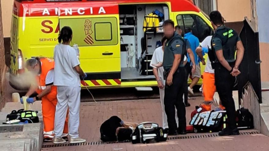 Reducen a disparos a un hombre en les Coves de Vinromà tras realizar amenazas con un arma blanca