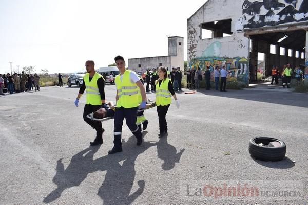 Simulacro de la UME en Alcantarilla