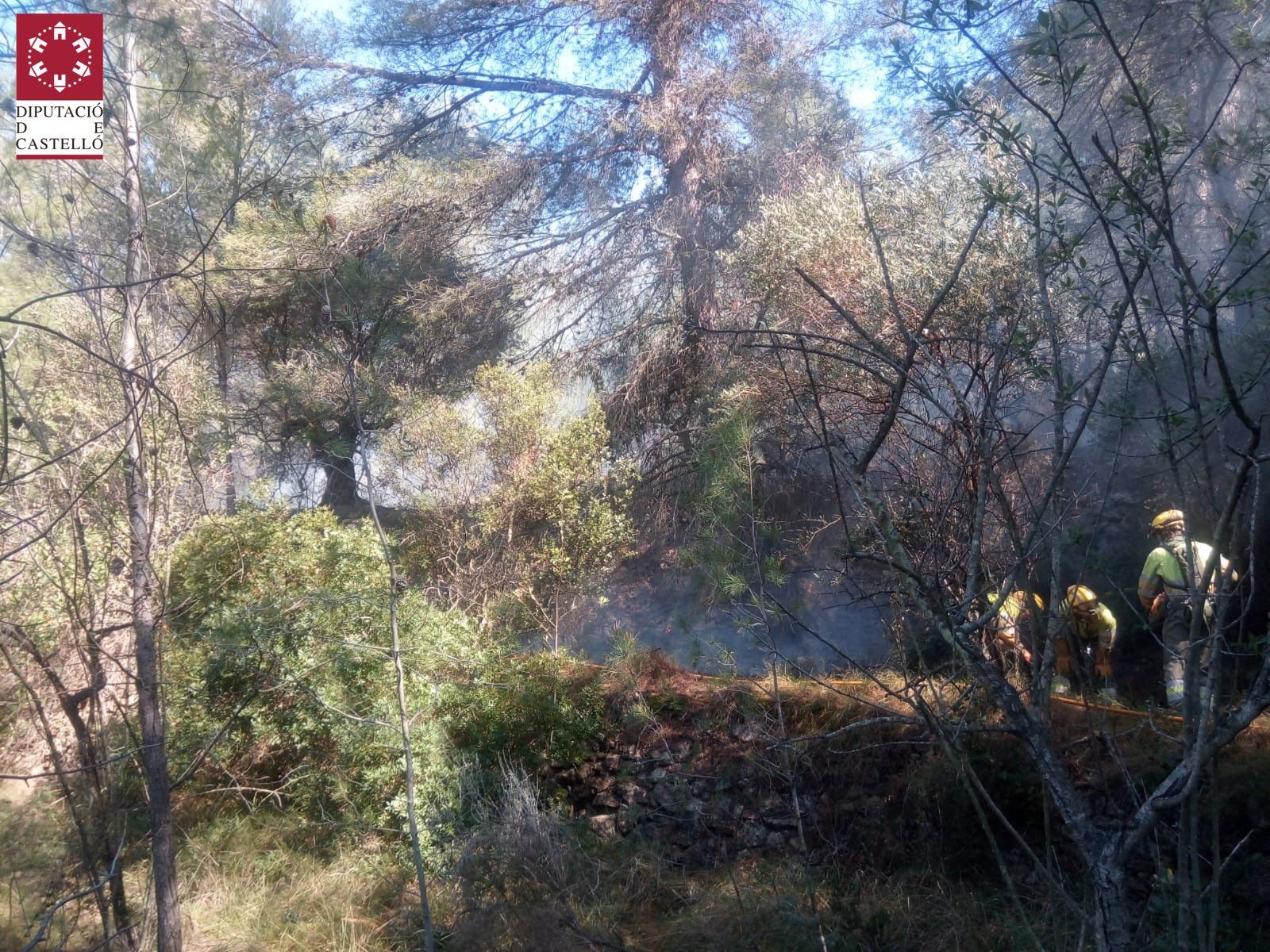 Fotos del incendio forestal en Sant Joan de Moró
