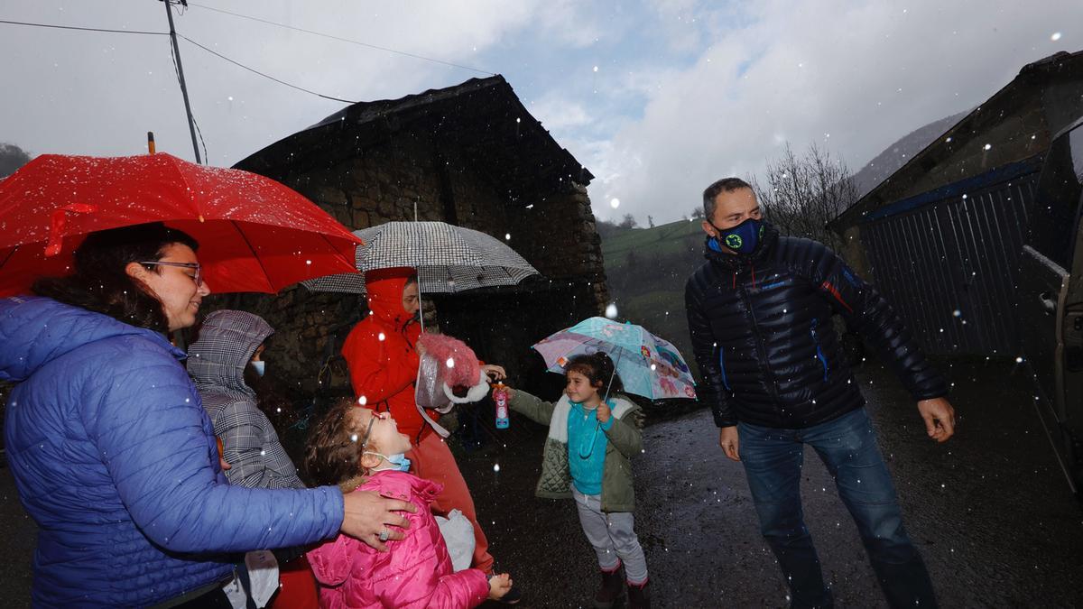 Asturias se enfrenta a un temporal de frío y nieve en abril