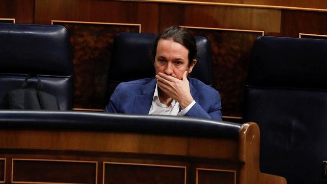 El líder de Podemos, Pablo Iglesias, en el Congreso de los Diputados, el pasado 3 de junio