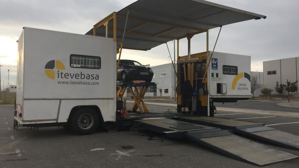Estación móvil de Inspección Técnica de Vehículos (ITV).