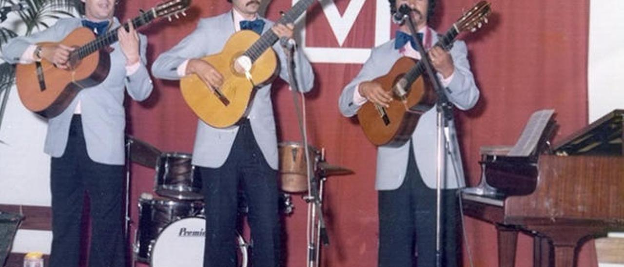 Paco Toledo, Chente García y Gerardo Cancio en 1976.