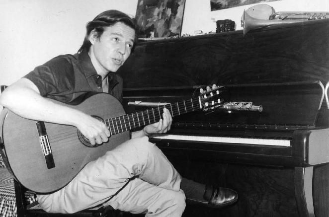 Tom Jobim, en una foto de principios de los años 60.