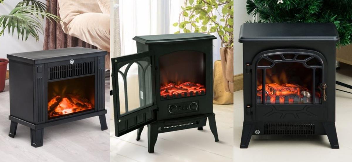 Estufas eléctricas | Tres modelos que simulan una chimenea para calentar tu salón