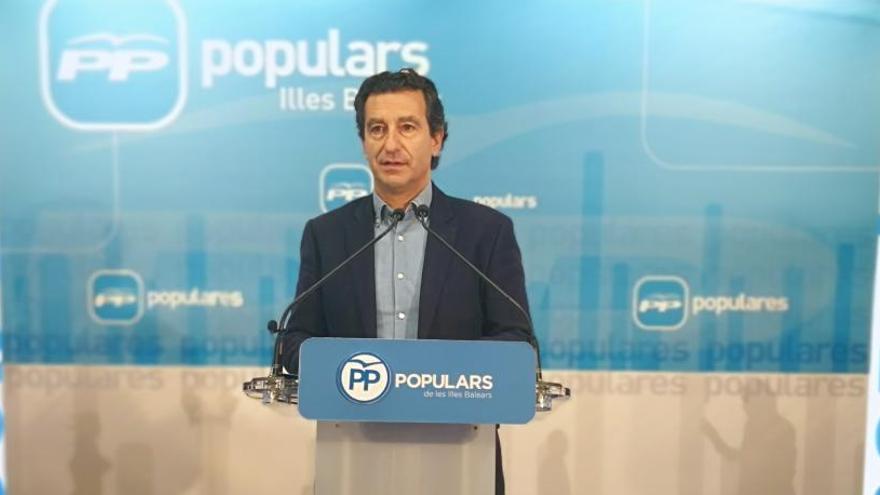 Company compareció en la sede del PP para hacer balance de 2018.