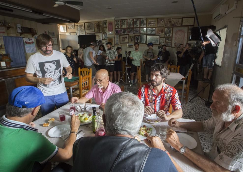 Rodaje del corto "Orquesta Los Bengalas"