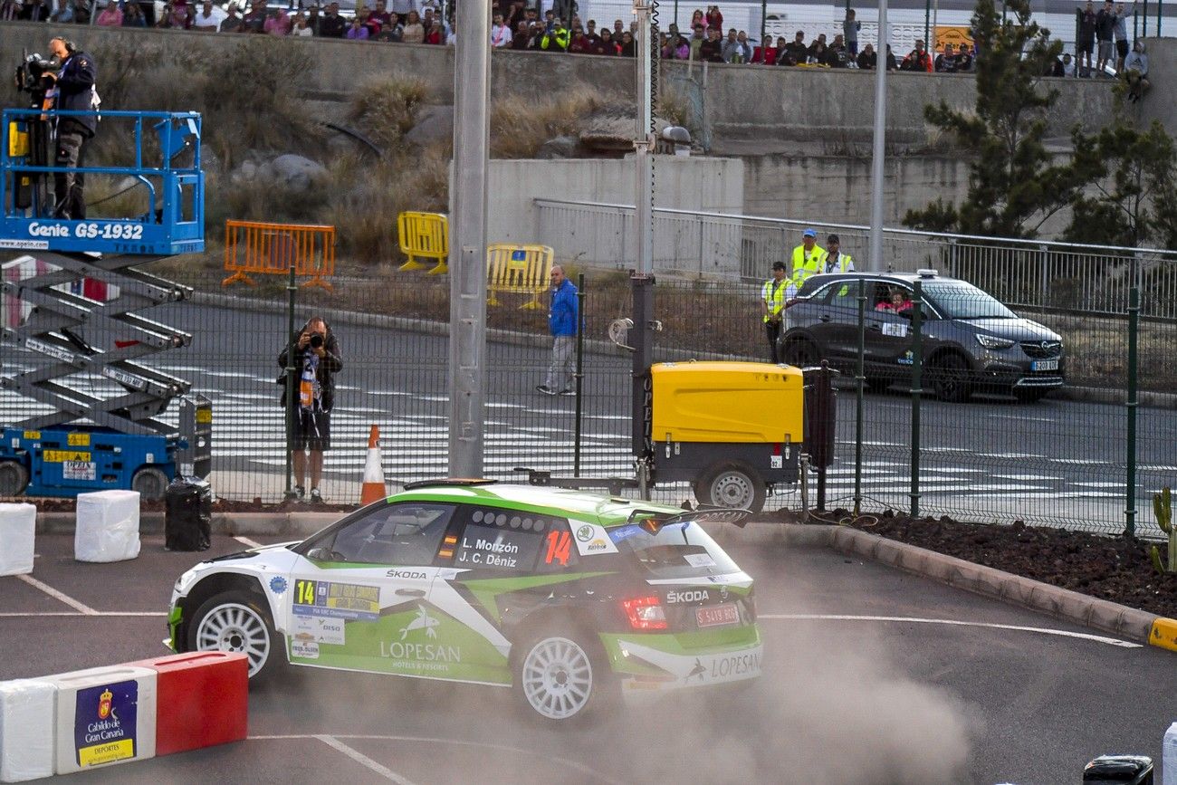 Tramo espectáculo del Rally Islas Canarias