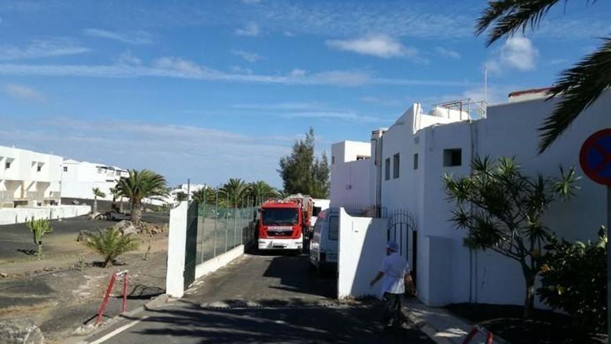 Incendio en la sauna de un hotel de Lanzarote