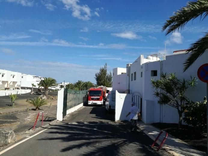 Incendio en la sauna de un hotel de Lanzarote