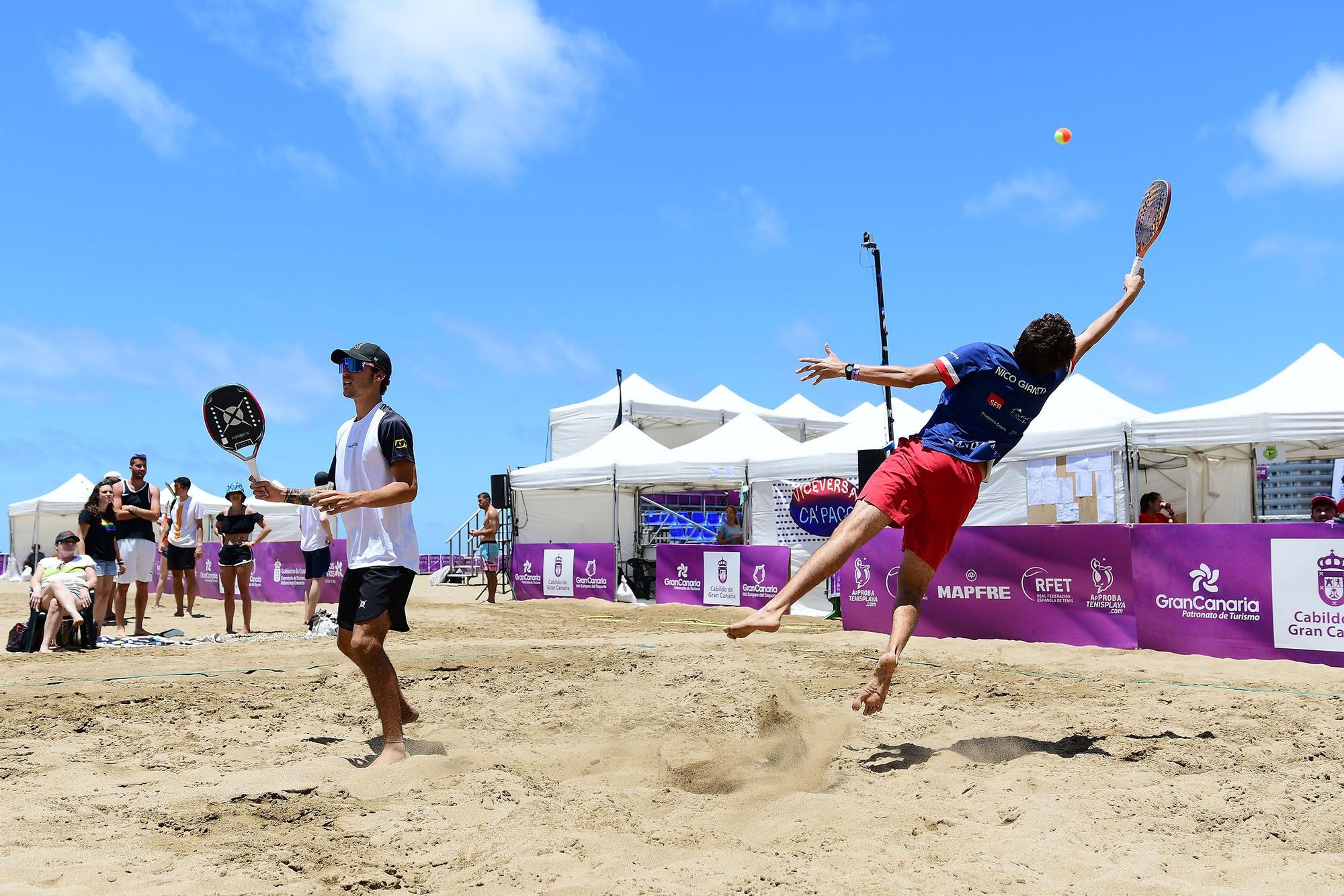 El Beachtennis Gran Canaria ofrece la mejor versión de los favoritos al triunfo final