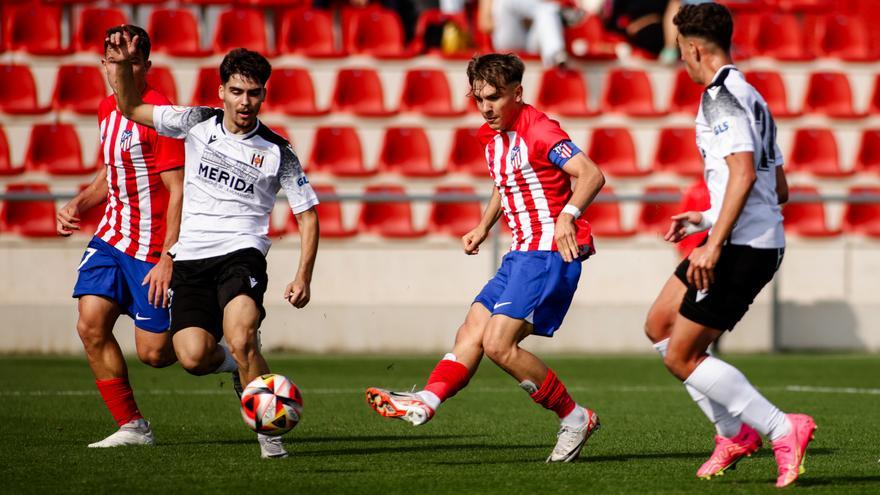 Derrota del juvenil del Mérida en su visita al Atlético de Fernando Torres