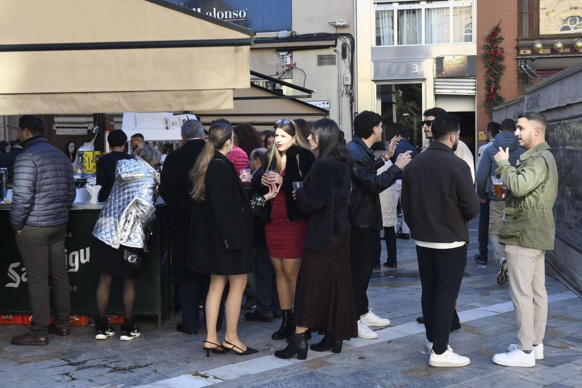 Así ha sido el tardeo de Nochevieja en Murcia
