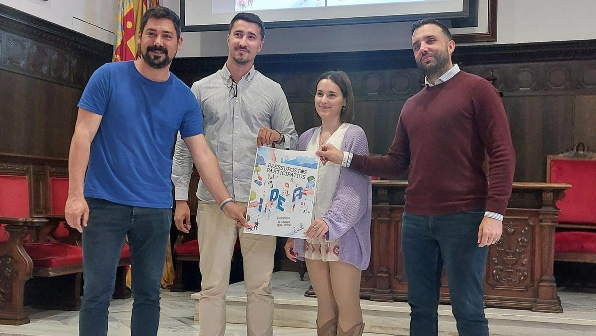 Presentación de los presupuestos participativos de Sagunt.