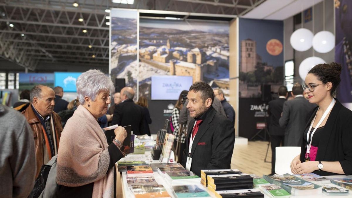 El stand de Zamora en Intur, durante la edición de 2019. |