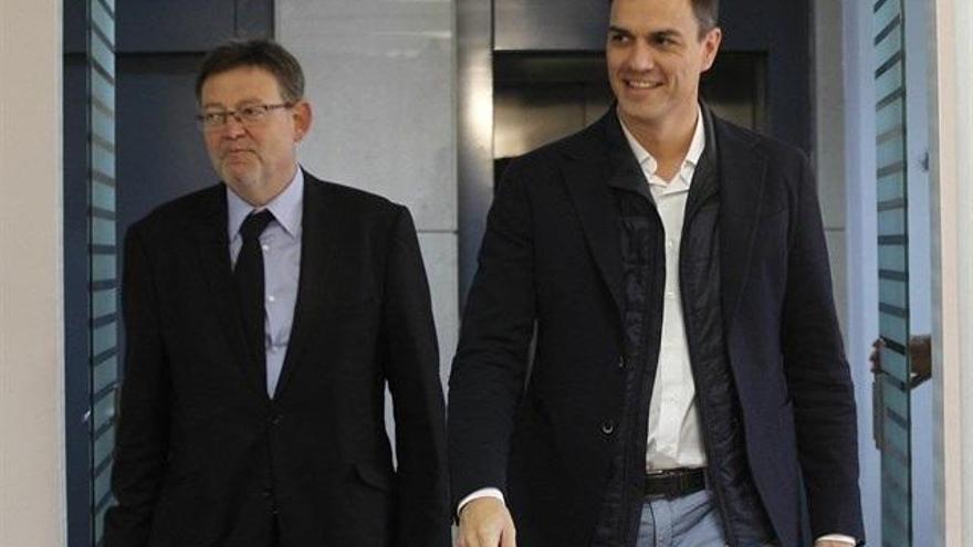 Pedro Sánchez garantiza a Puig apoyo para financiación, inversiones y Tajo-Segura