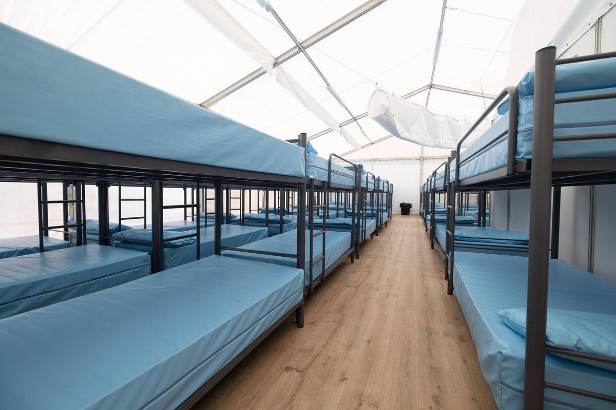 Fotografía de archivo de las Instalaciones de primera atención y acogida de migrantes.