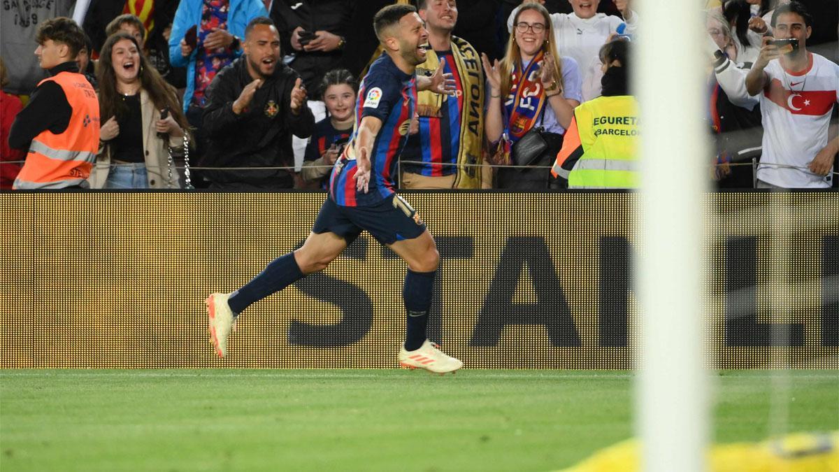 FC Barcelona - Osasuna: El gol de Jordi Alba