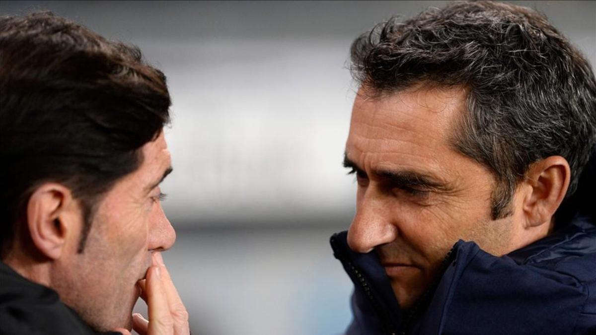 Valverde, con Marcelino