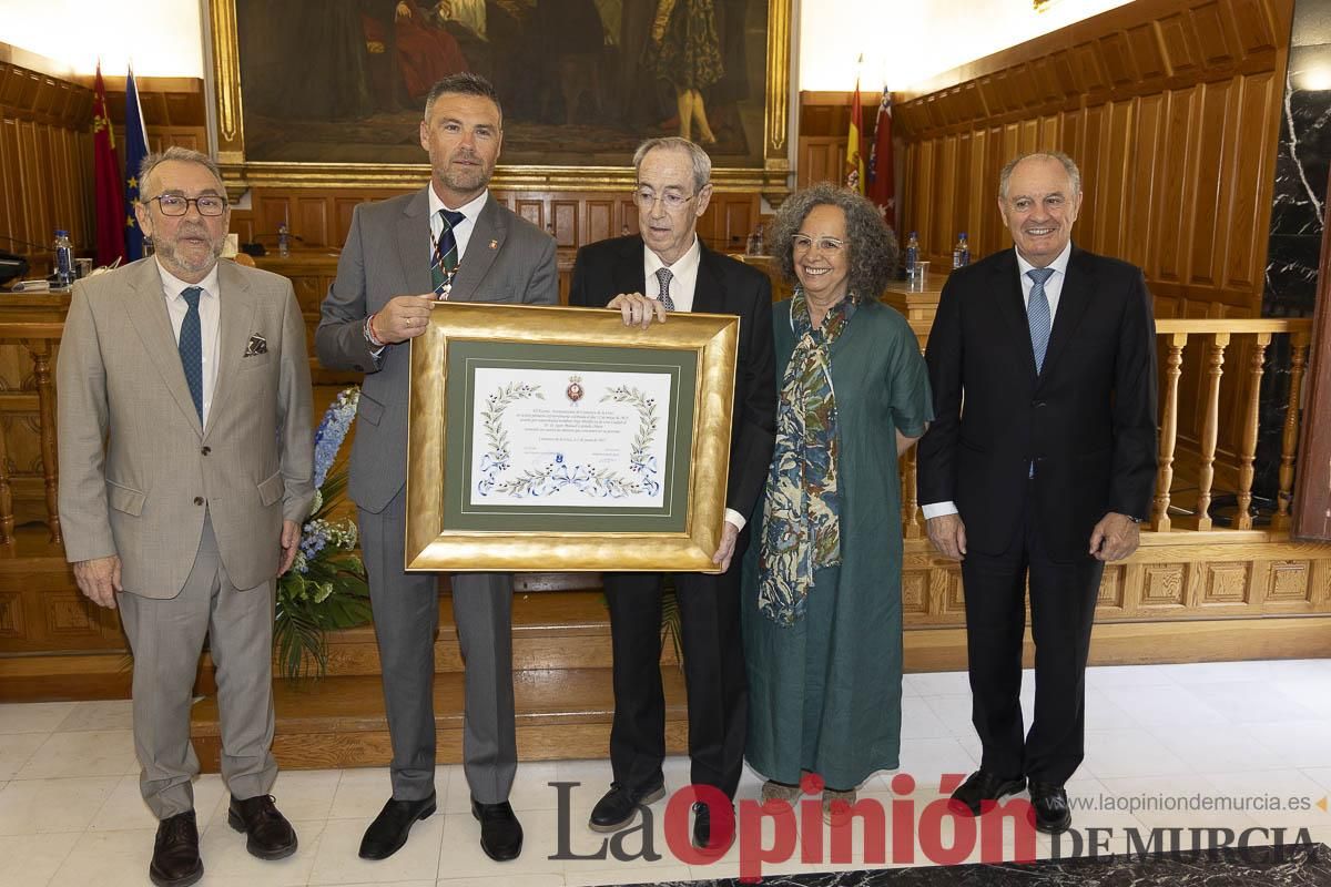 Así se ha vivido el emocionante acto del nombramiento de 'Hijo Predilecto' de Caravaca al doctor Juan Manuel Laborda