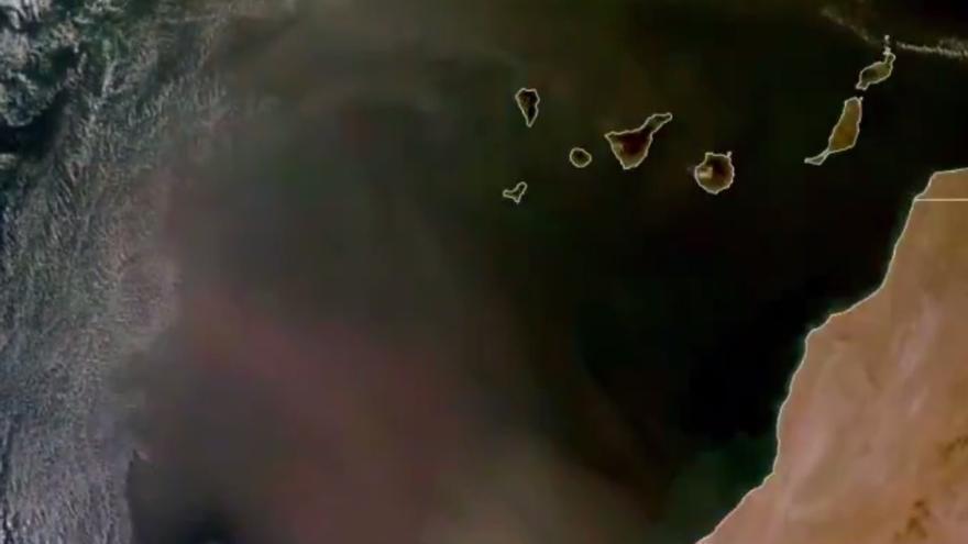 Calima en Gran Canaria