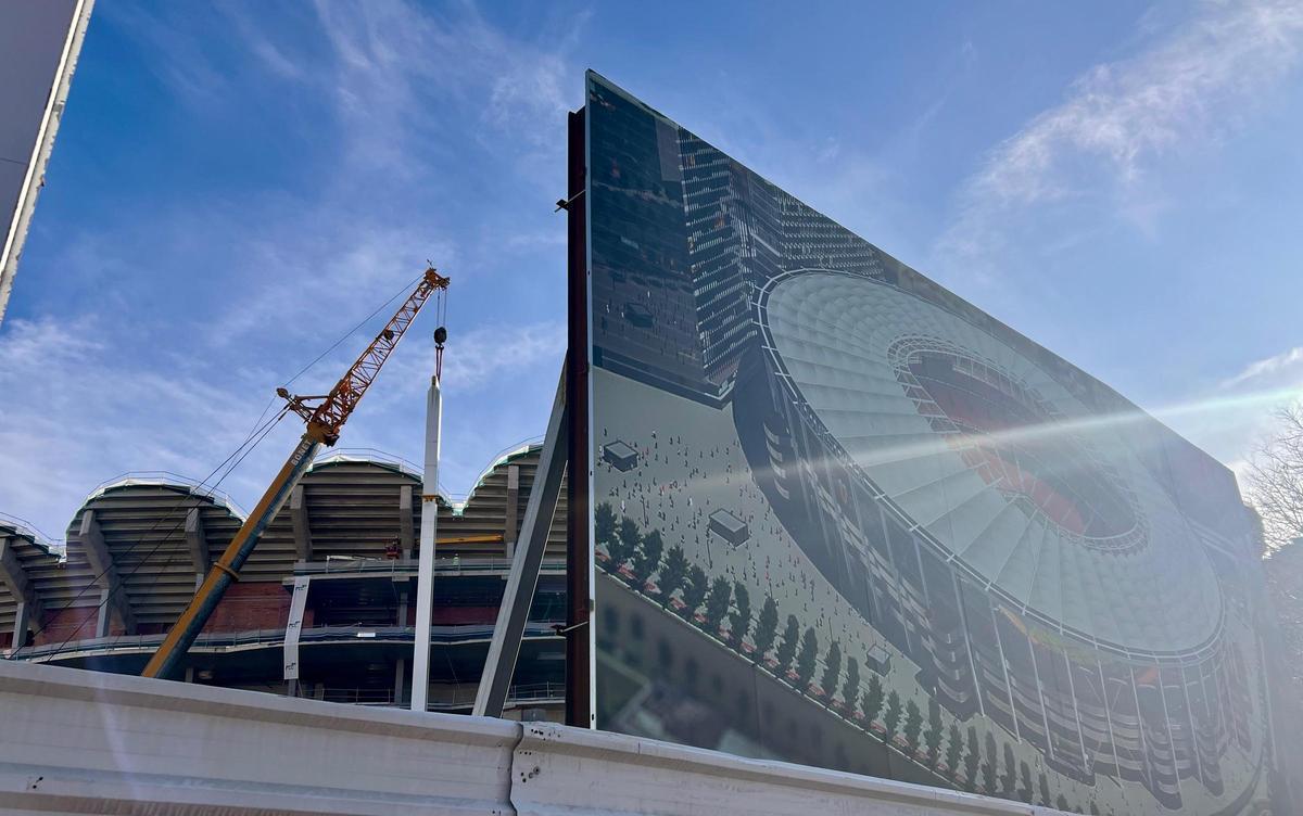 Avances en las obras del Nou Mestalla