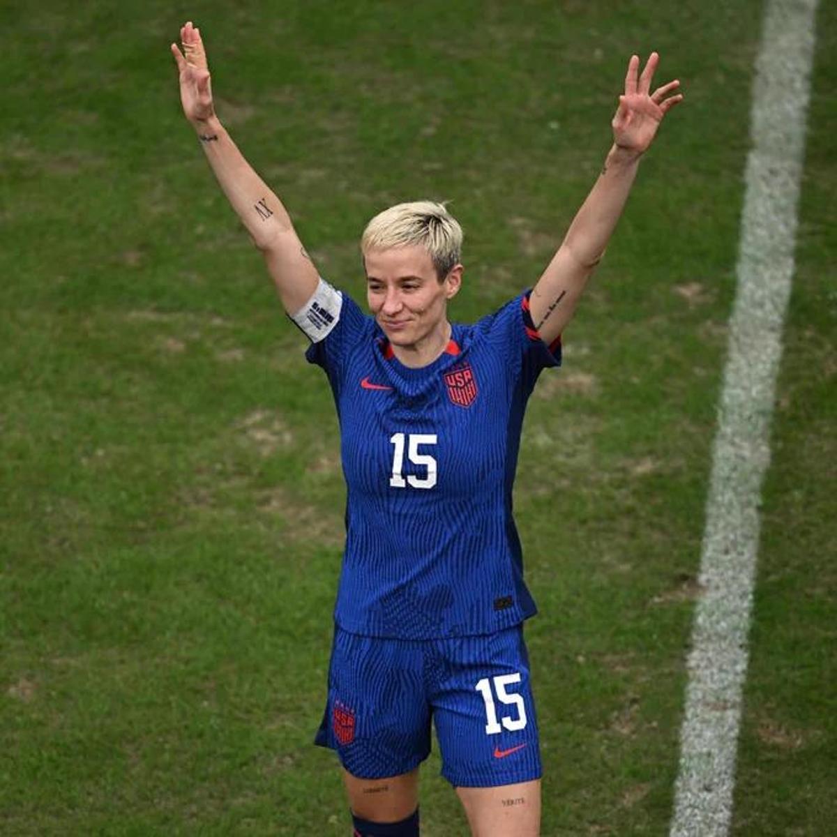 La jugadora Megan Rapinoe.