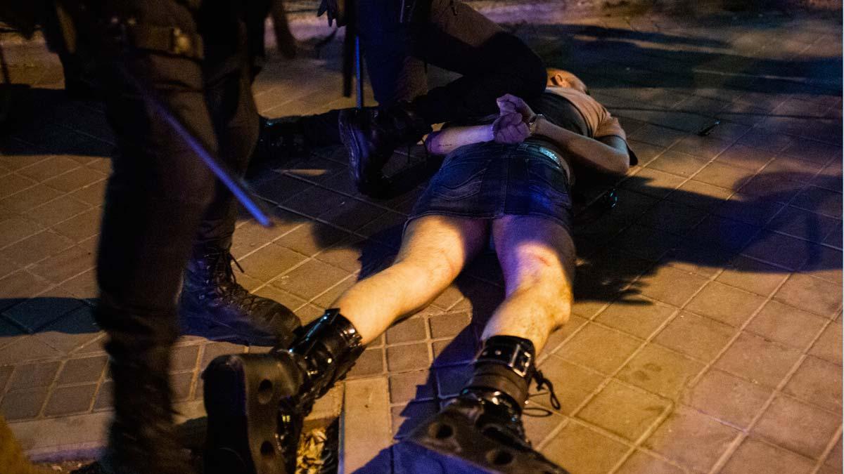 Un arrestat després de la protesta madrilenya per l’assassinat de Samuel