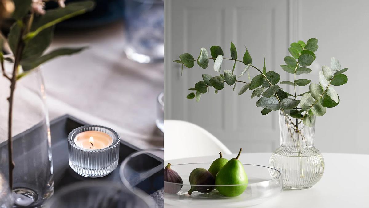 Ofertas Ikea | Un portavelas y un bonito jarrón que te servirán para cualquier rincón de la casa