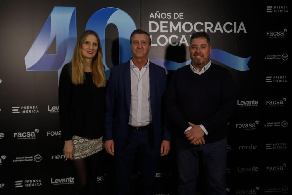 Gala de los 40 años de democracia local en Levante-EMV