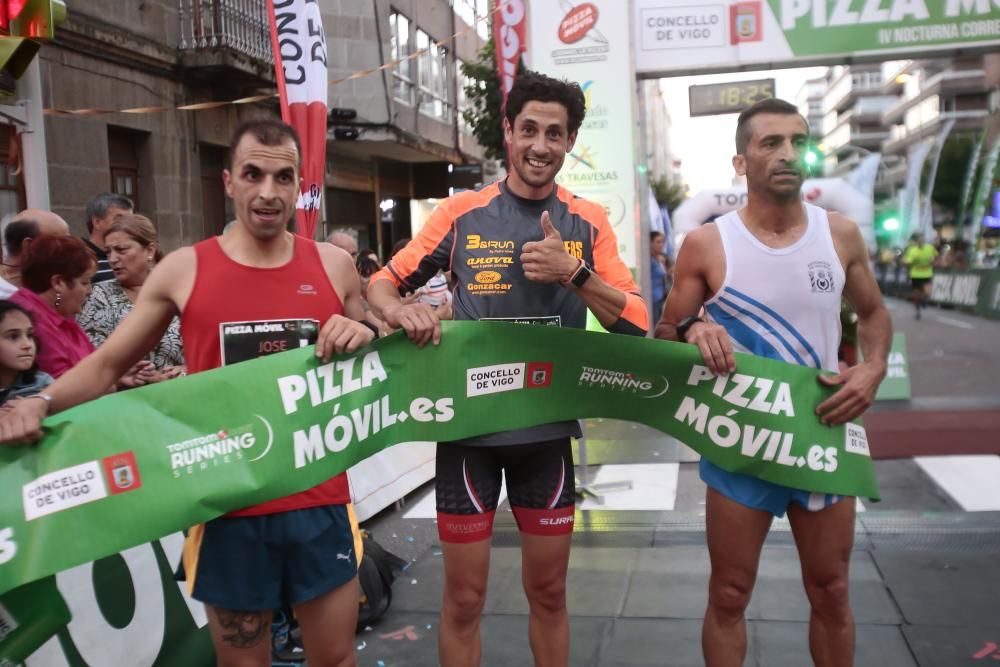 Nuevo éxito de la carrera nocturna de As Travesas con más de 1.300 participantes