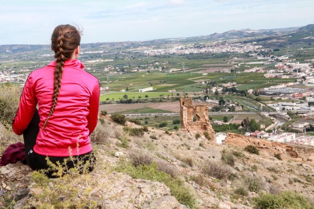 Derrumbe de parte de la Torre Taifal de Orihuela