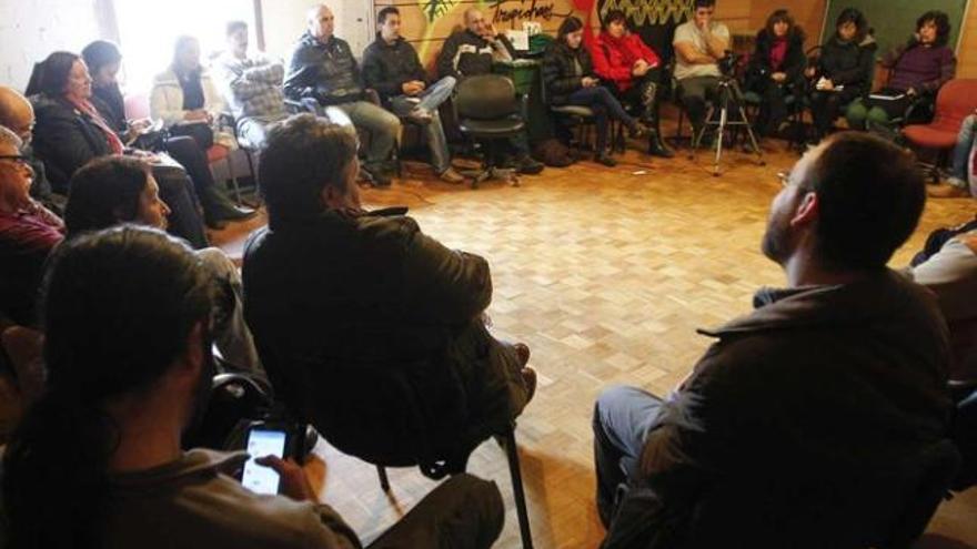 Un acto en el centro social autogestionado &quot;La Madreña&quot;.