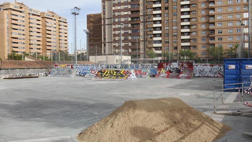 El nuevo &quot;Skate Park&quot; de Vía Hispanidad estará listo a comienzos de julio