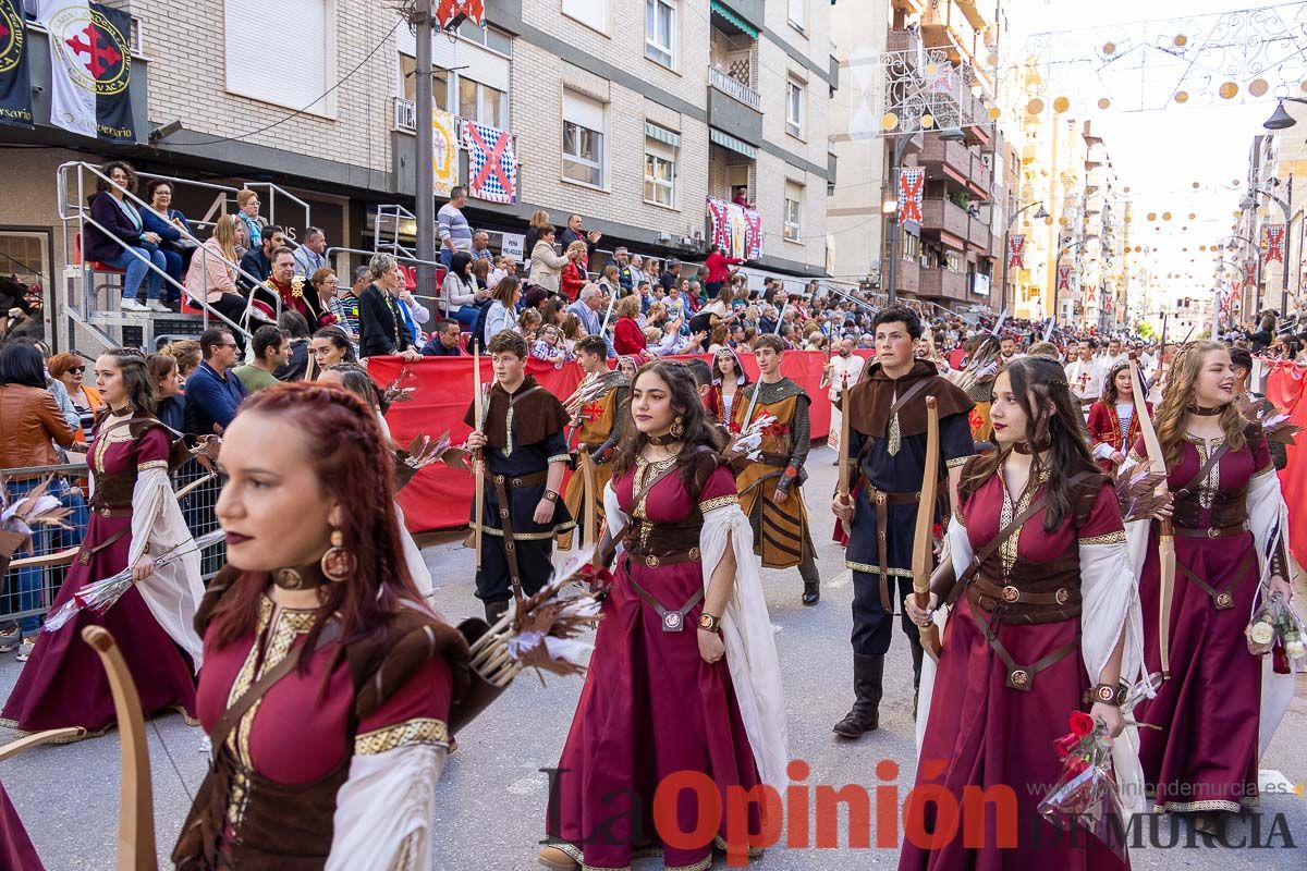 Procesión de subida a la Basílica en las Fiestas de Caravaca (Bando Cristiano)