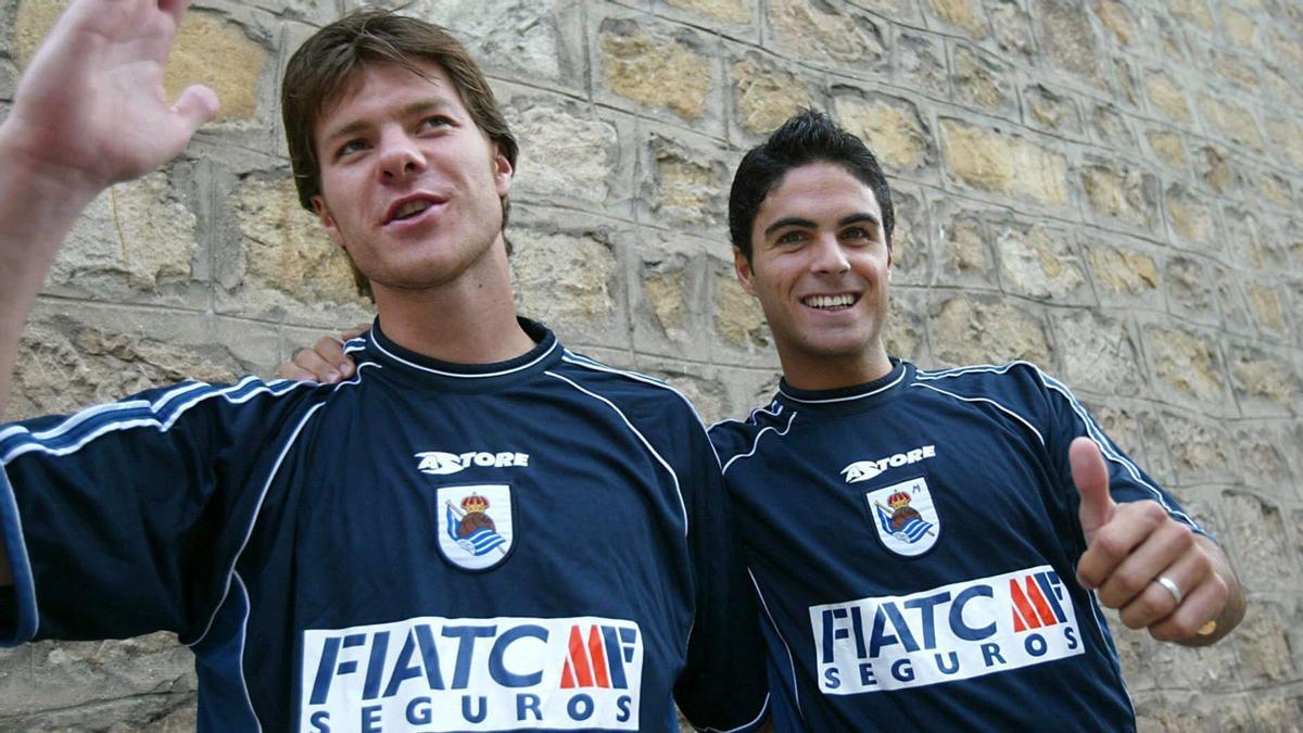 Xabi Alonso compartió vestuario con Arteta durante su juventud en la Real Sociedad