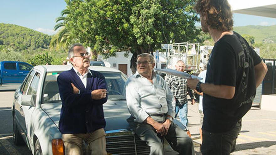 Imagen del ´making of´ del vídeo de presentación, realizado por Pataleta Films , para presentar las actividades del día grande de Sant Carles.