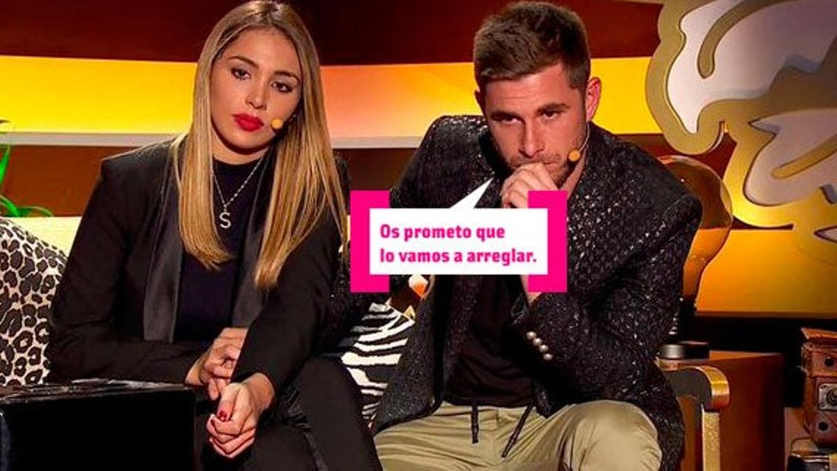 Sandra Pica y Tom Brusse, concursantes de 'La Casa Fuerte2'
