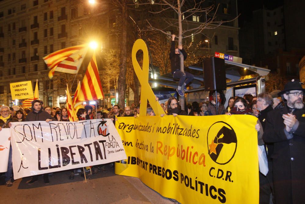 Manifestació a Girona